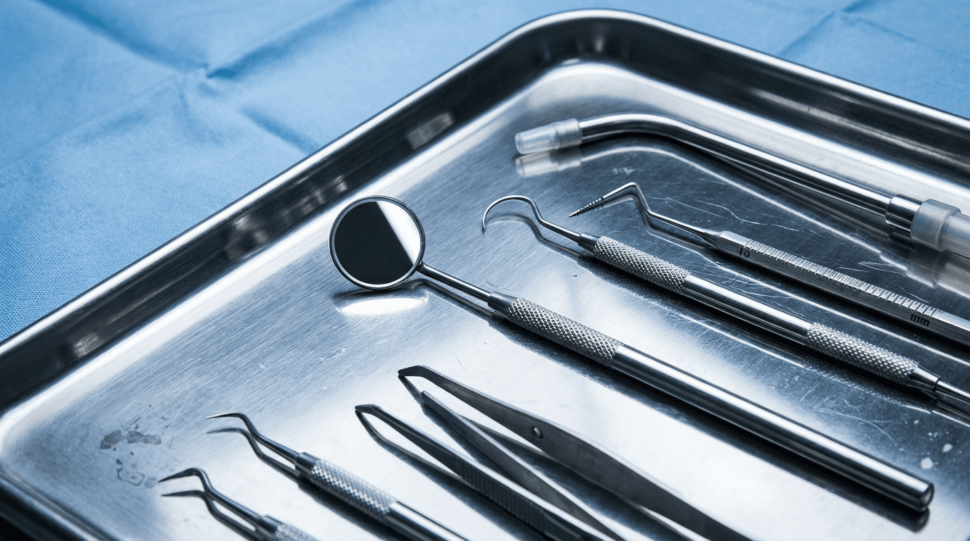 Instrument sterilization station organization and setup